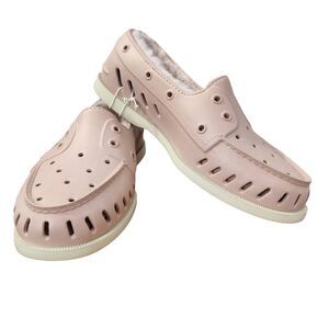 Sperry Women's Pink Loafers with Faux Fur Lining Size 10 NWOT